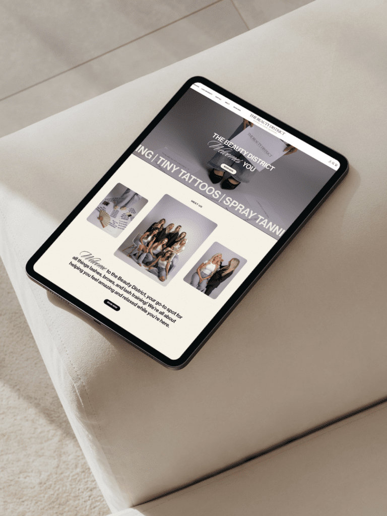 The Beauty District | Shopify Website Design for Beauty Brands | Studio Saintt®